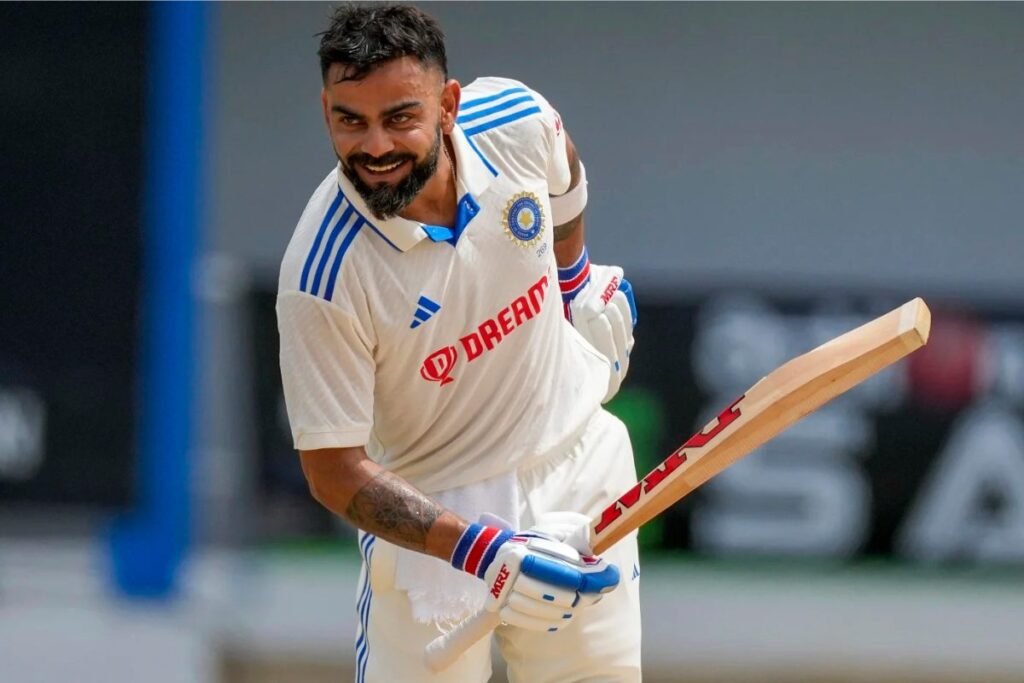 Virat Kohli Celebrating His Century