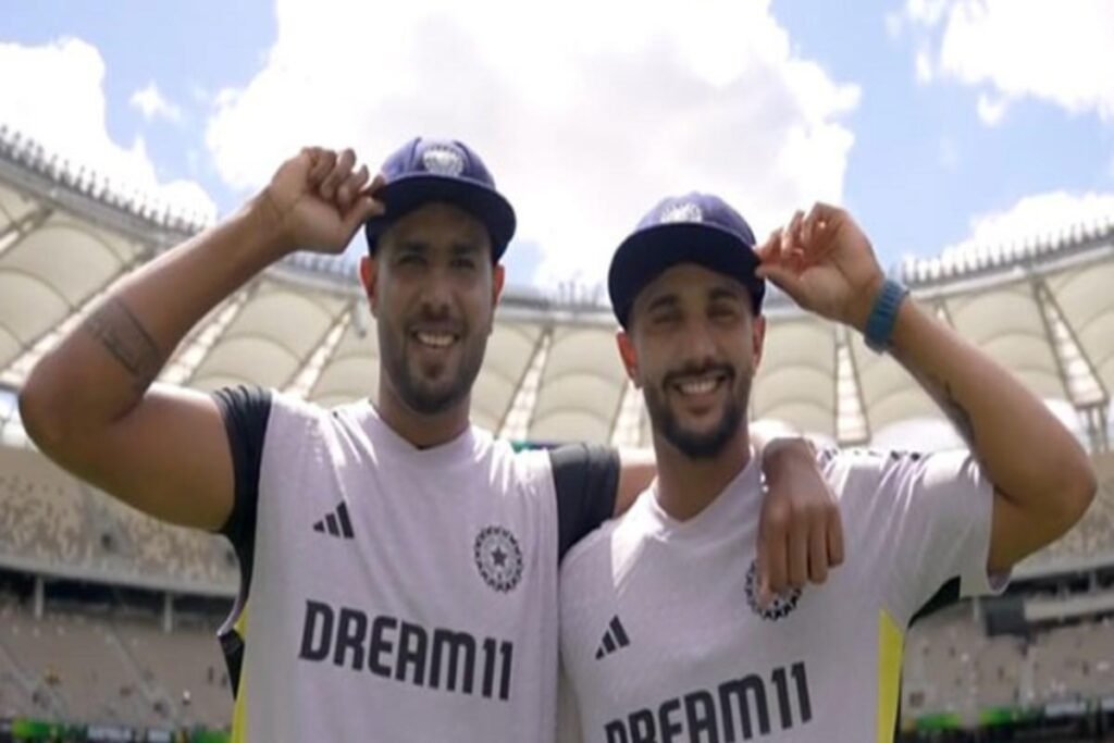 Harshit Rana and Nitish Rana