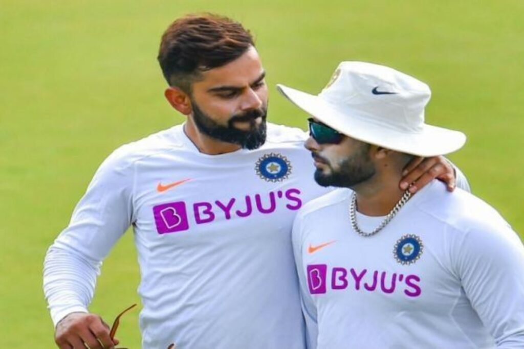Rishabh Pant with Virat Kohli