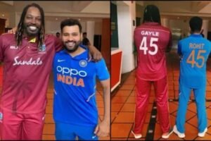 Rohit Sharma shirt number