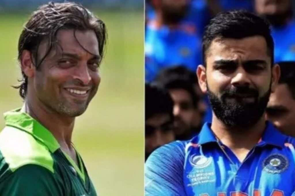 how many times has Kohli faced Shoaib Akhtar