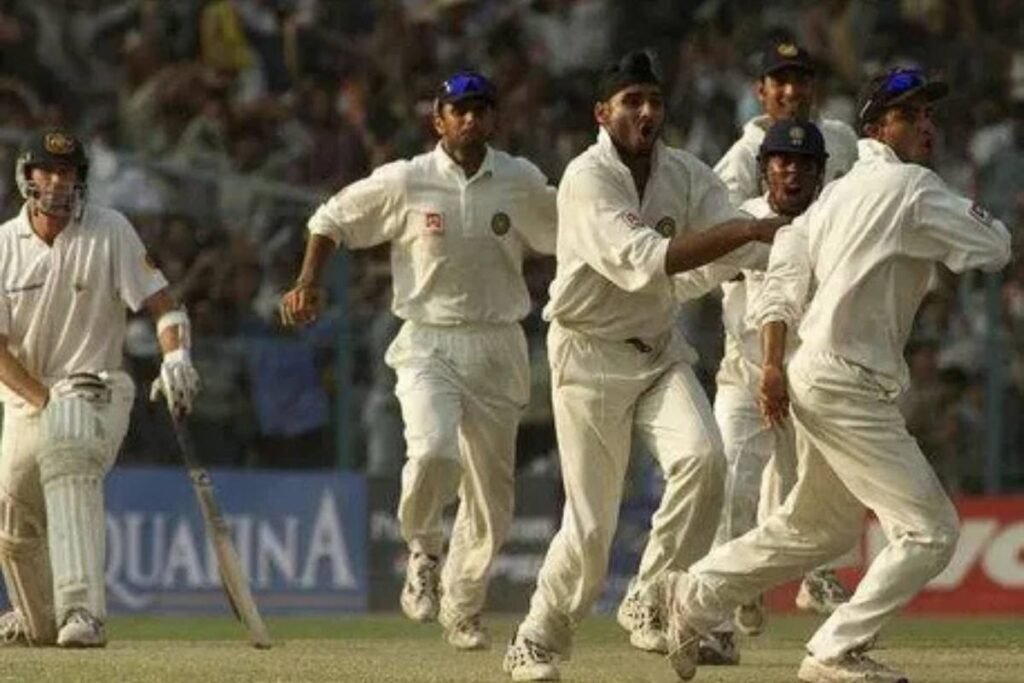 what was the test of India vs Australia 2001