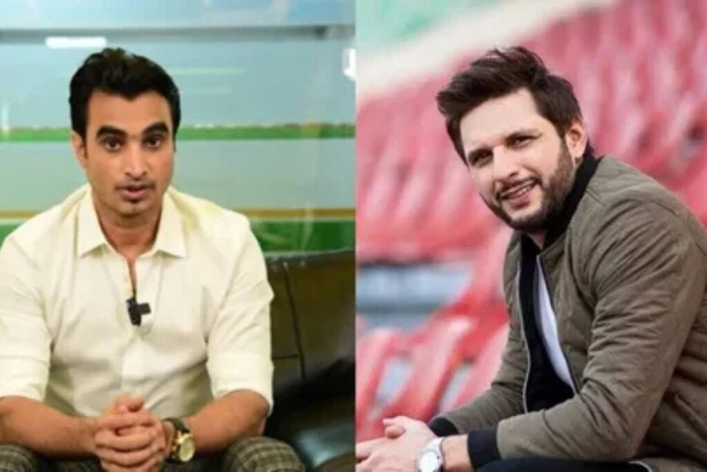 Imran Nazir with Shahid Afridi during recovery support period