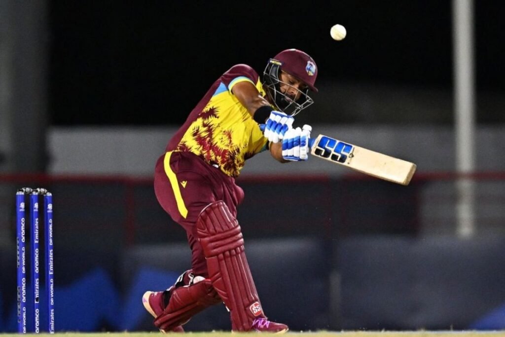Nicholas Pooran Launches a Massive Six Under Pressure