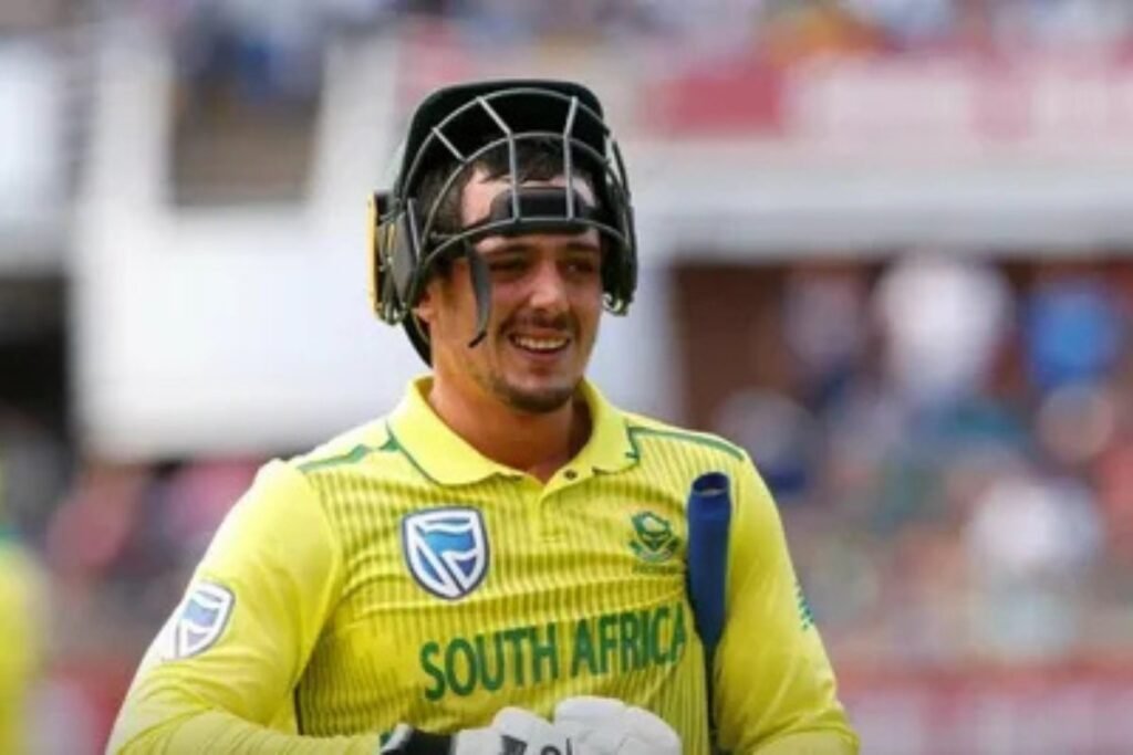 Quinton de Kock Batting for South Africa in International Cricket