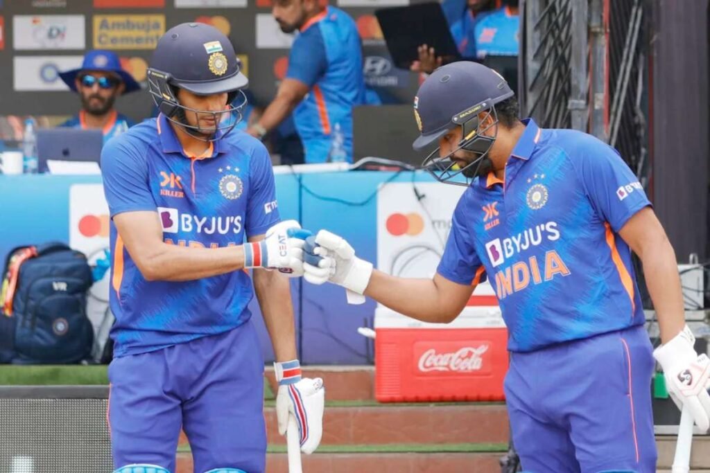 Rohit Sharma and Shubman Gill India Opening Partnership