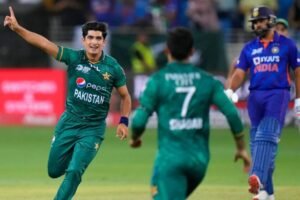 Why is Naseem Shah not playing