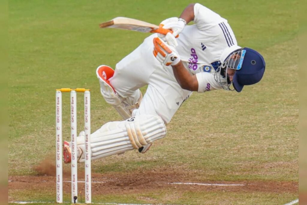 cricket batsman thinking helmet close up