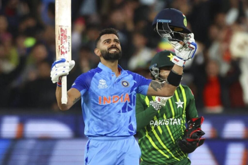 Kohli Facing Express Pace Under Pressure in Powerplay Overs